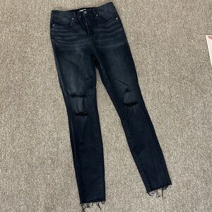 Good American skinny jeans in black size 28